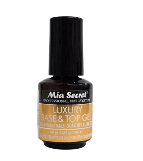 Base y Top Coat Luxury 7.4ml. Mia Secret