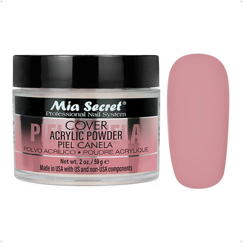 Polvo Acrilico Cover Piel Canela 57g. Mia Secret